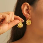 Sunflower Earrings