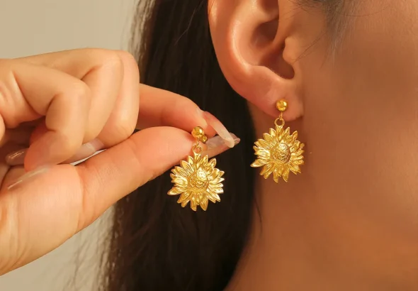 Sunflower Earrings